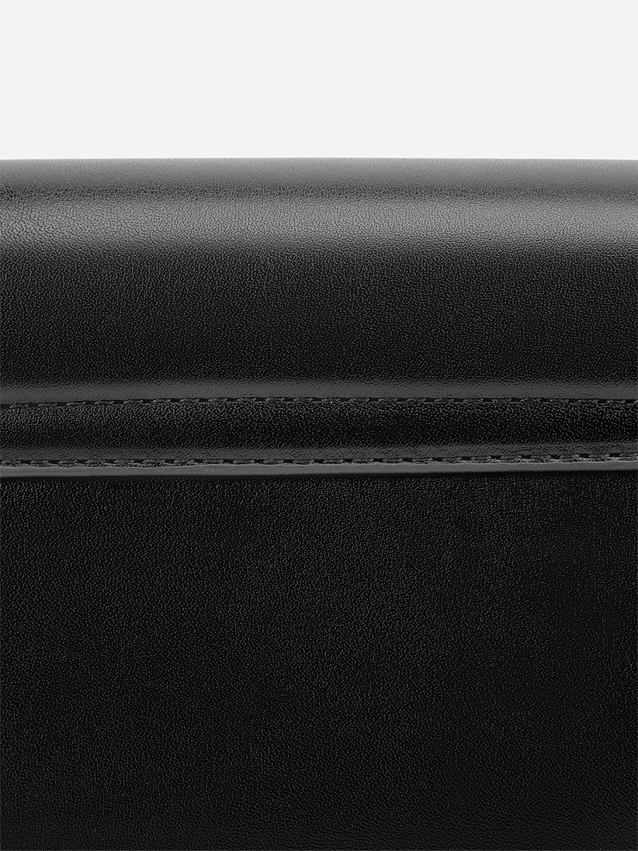 Сумка женская, черная, 20х6х13