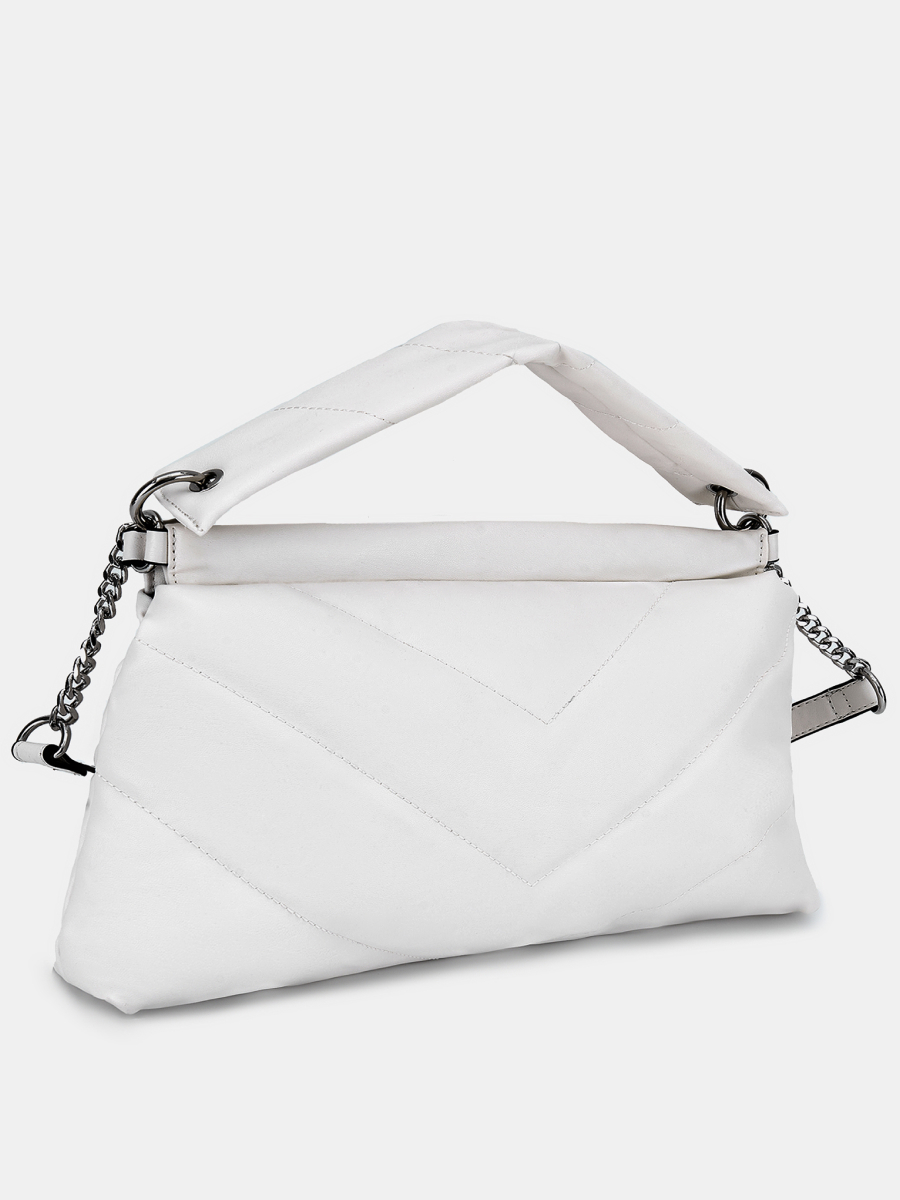 Сумка женская, белая, 35*8*22