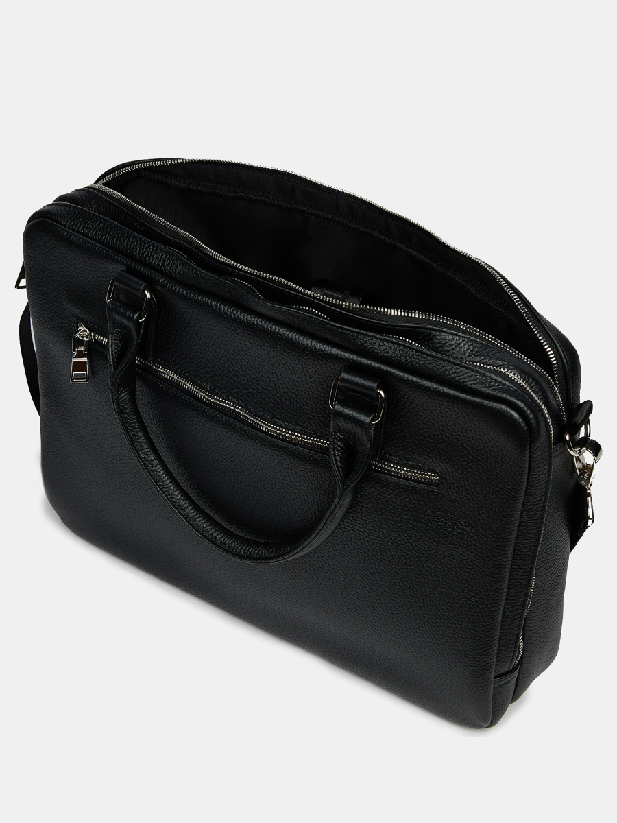 Сумка мужская из натуральной кожи, 25х38х8