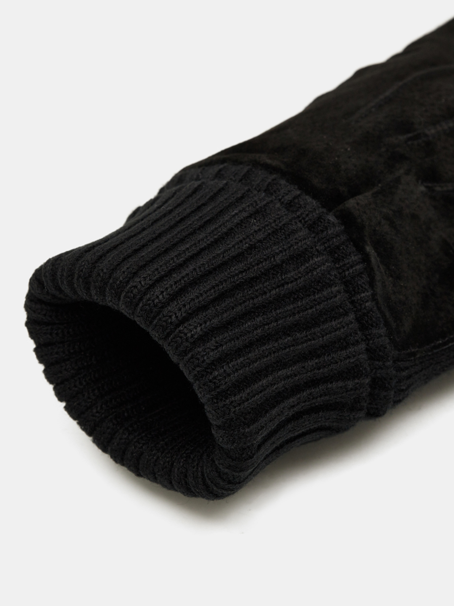 MKH-04.62-RF-mens-black-M Перчатки мужские текстиль р.M черные