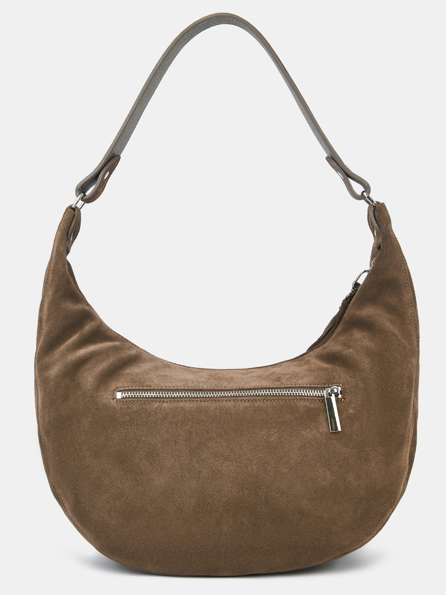 S.86/R.sd.SV.коричневый-RR Сумка женская,натуральный велю р 370*320*140 Серо-коричневая