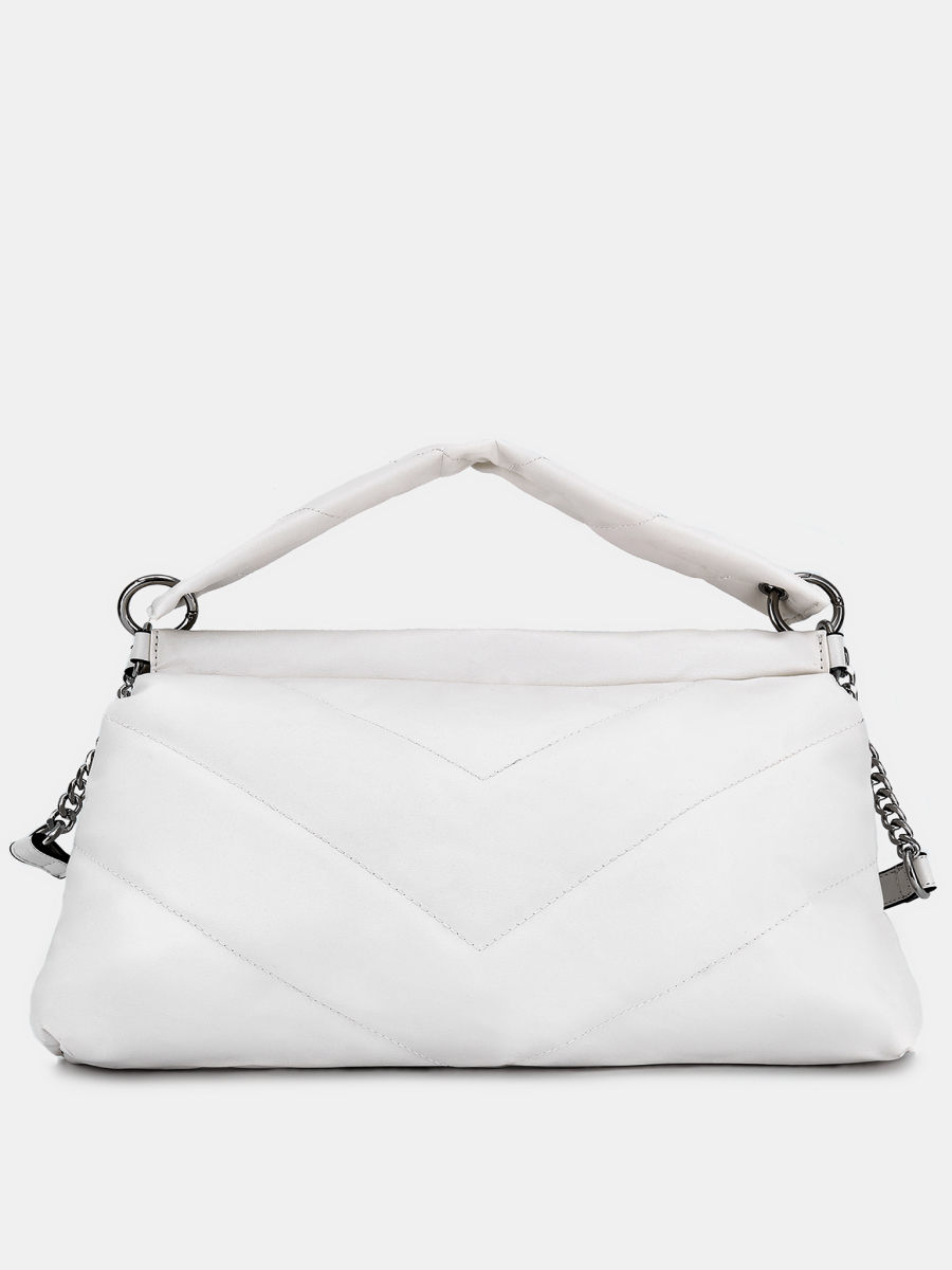 Сумка женская, белая, 35*8*22