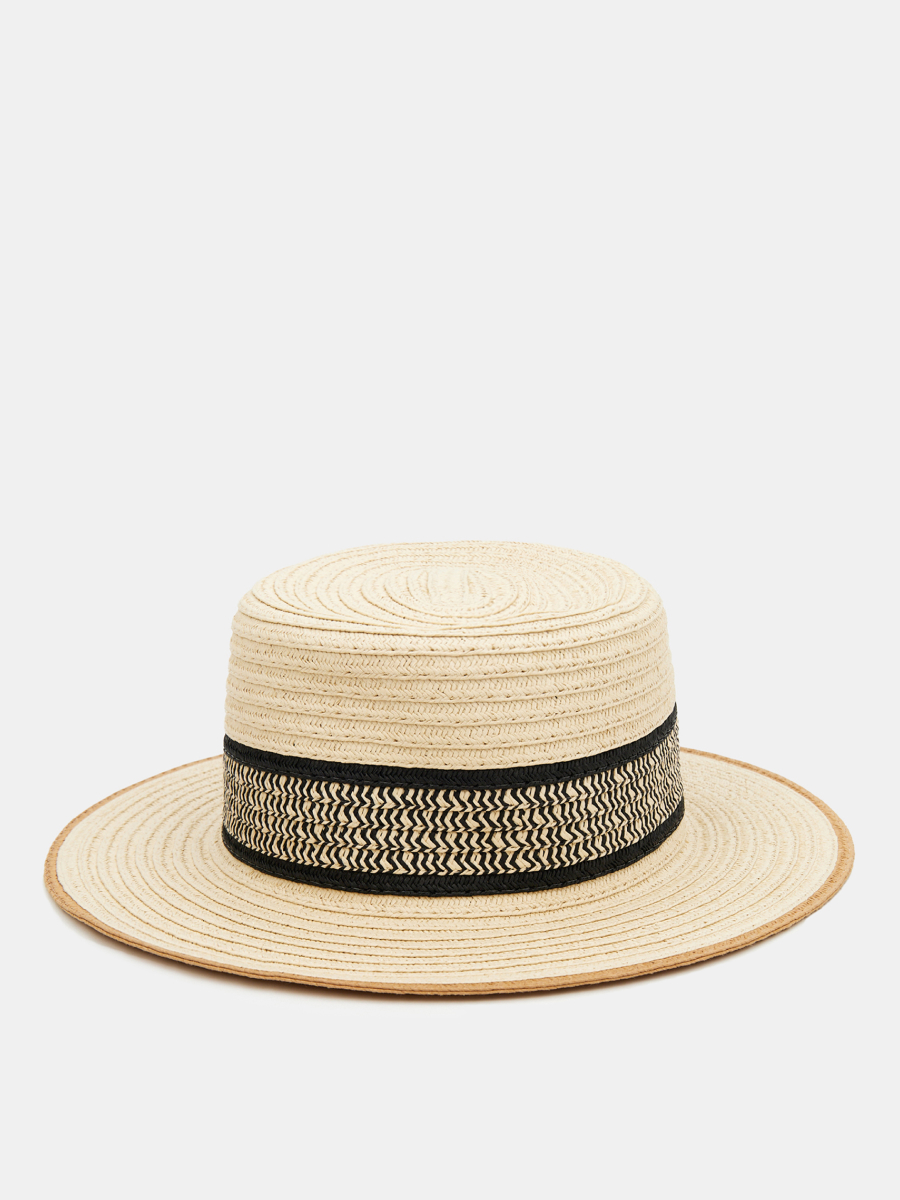110312P-17139-12_Н Шляпа женская, Ralf Ringer,100 %солома,57 р.,бежевая