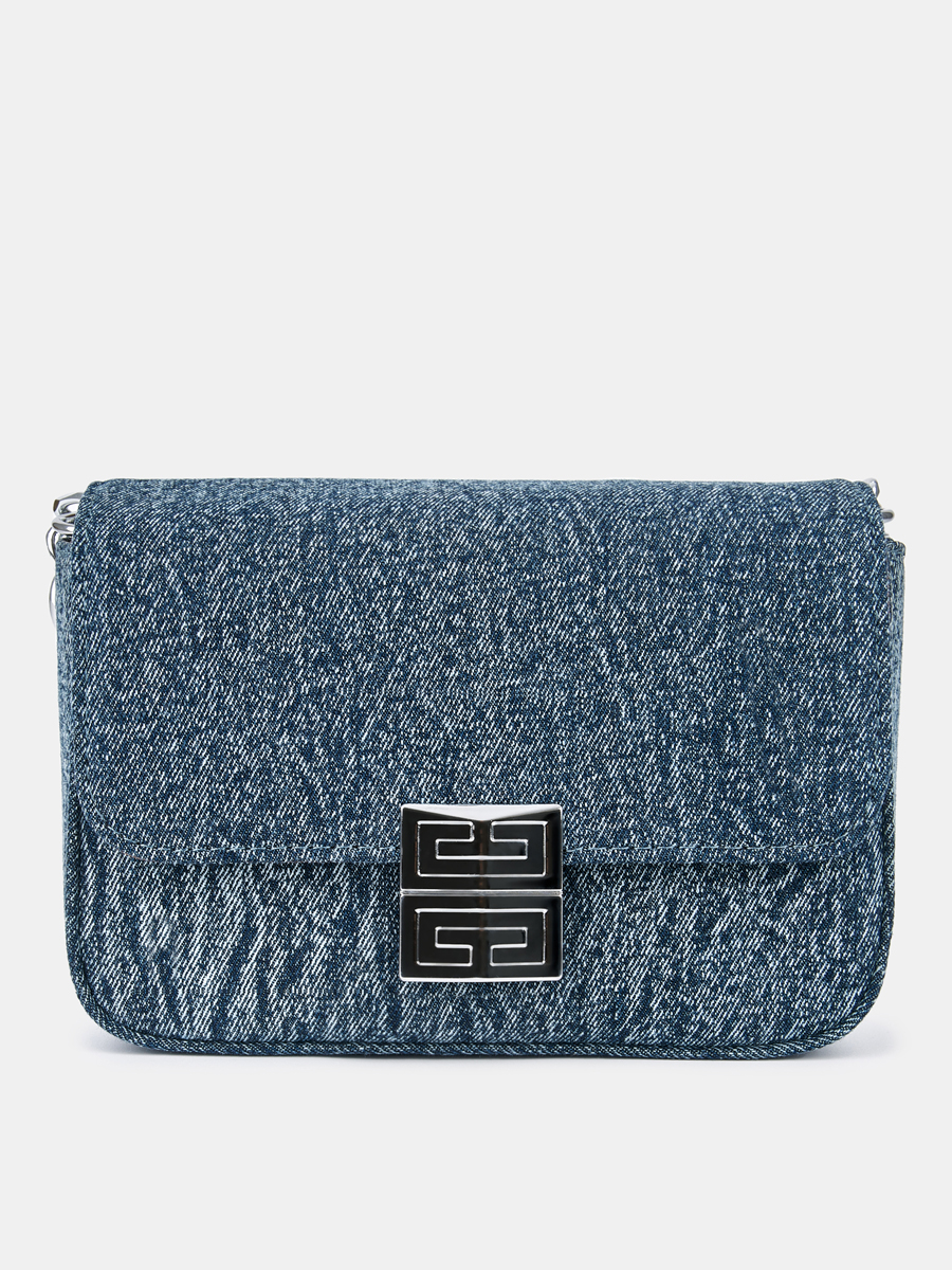 Сумка женская, голубая, 18*6*12