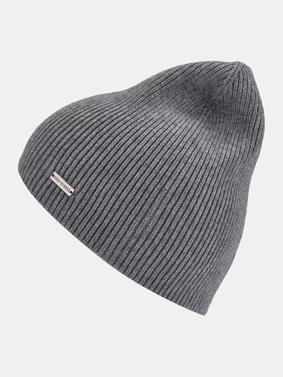 BUCKINGHEMSHIRE03-P-08_Н Шапка мужская,50%вискоза,30%по лиэстер,20%нейлон,серая