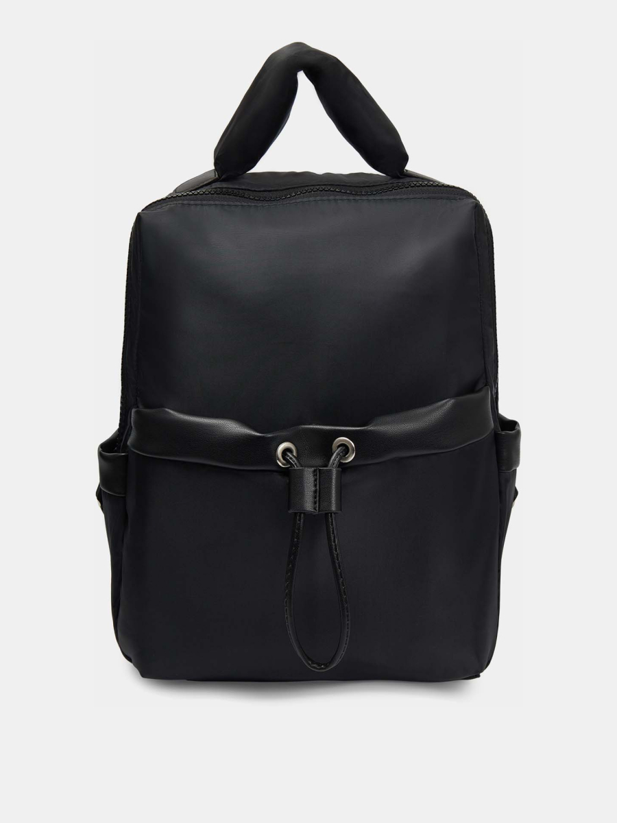 Рюкзак женский текстильный, черный, 26*32*11