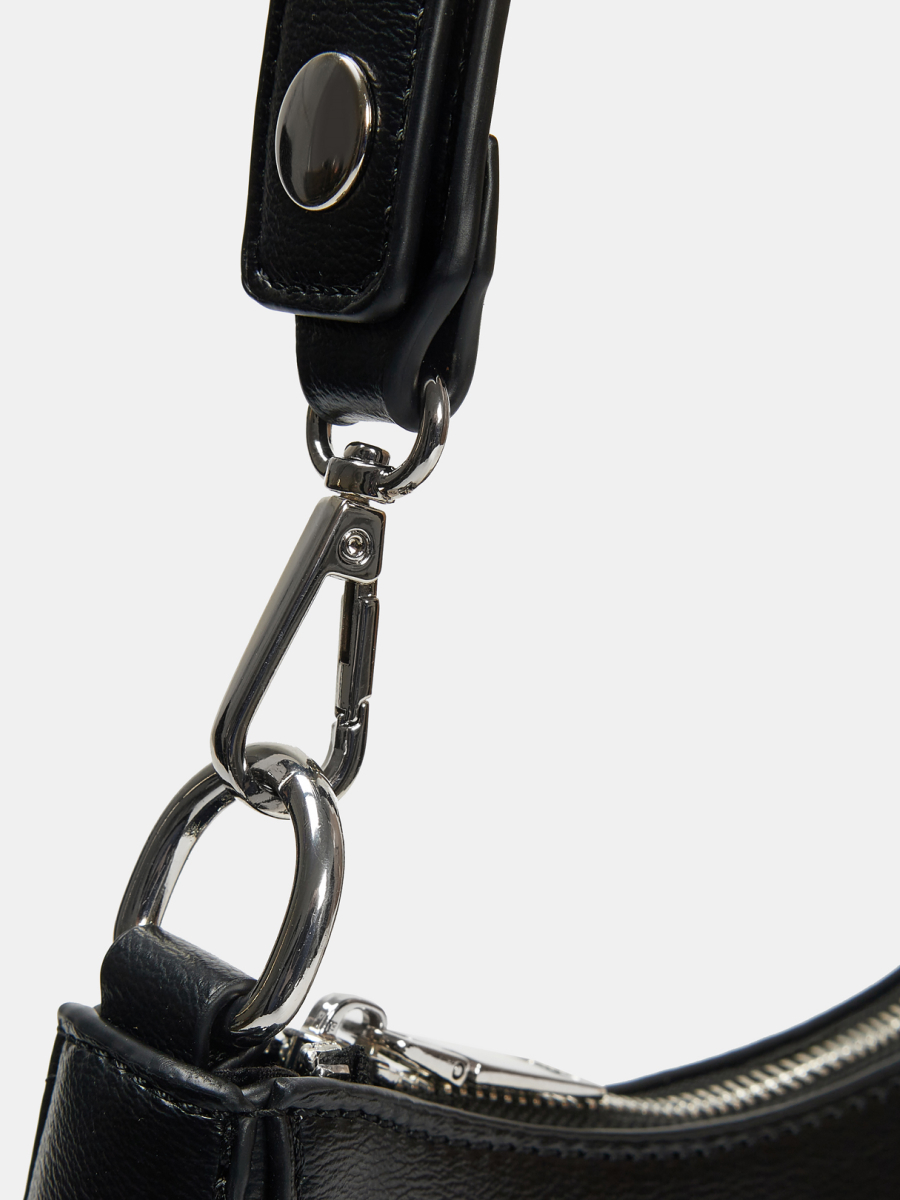 337106/31-01RF Сумка женская,искуственная кожа, 28*6*19 черная