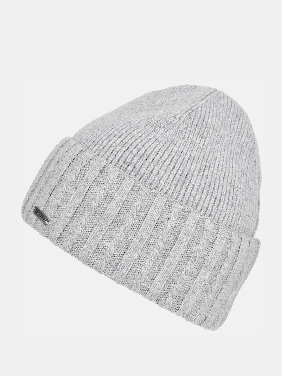110322P-14329-08_Н Шапка женская 60%нейлон,30%вис коз,10%ангор,без/разм.серая
