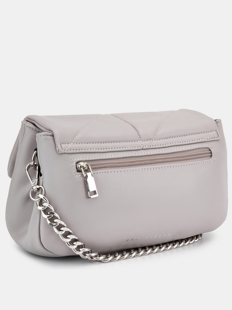 Сумка женская, серая,17x26x9