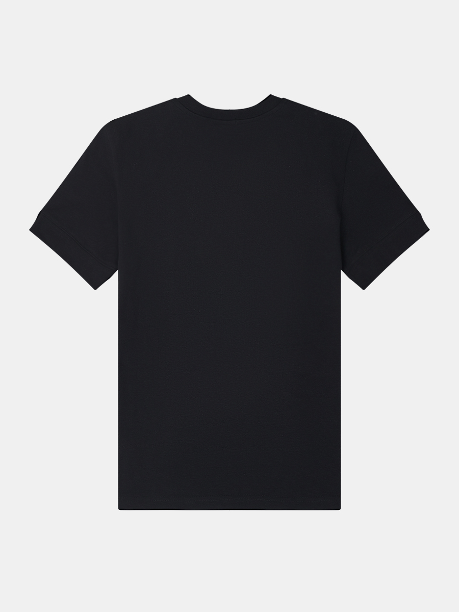 АУОФ007300 Футболка женская базовая,92%хл пок,8%эластан,черная