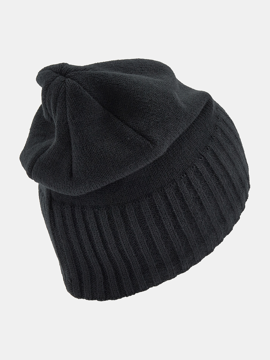 CLEVELAND03-P-01-N Шапка мужская,100% акрил ,черная