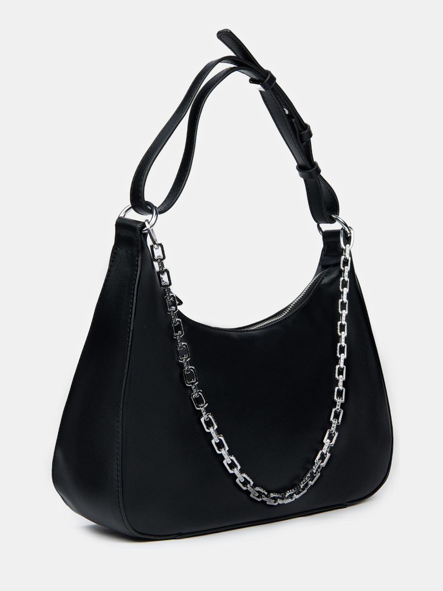 110-109-31 Сумка женская,экокожа 100% , 31*9*23 черная