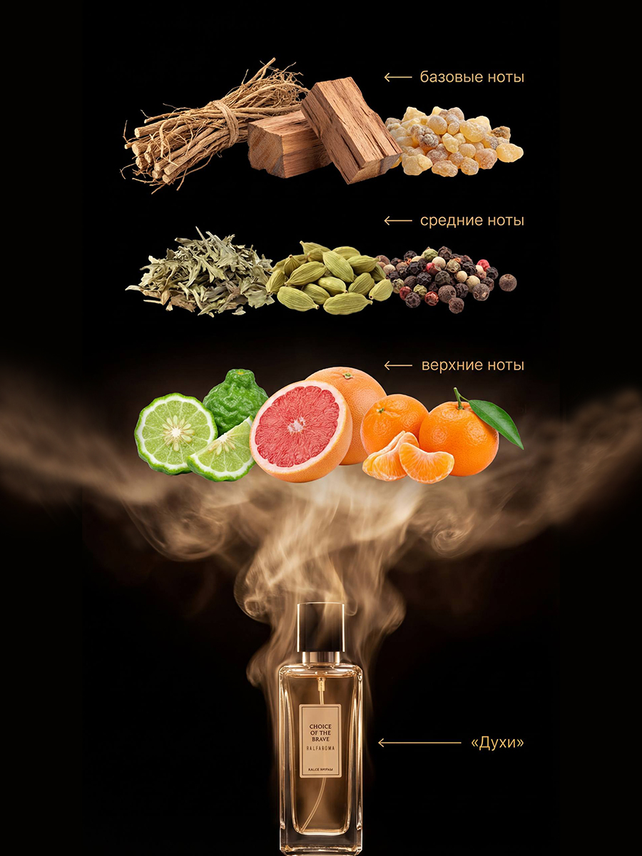 Парфюмерная вода для мужчин «Choice of the Brave», 85мл