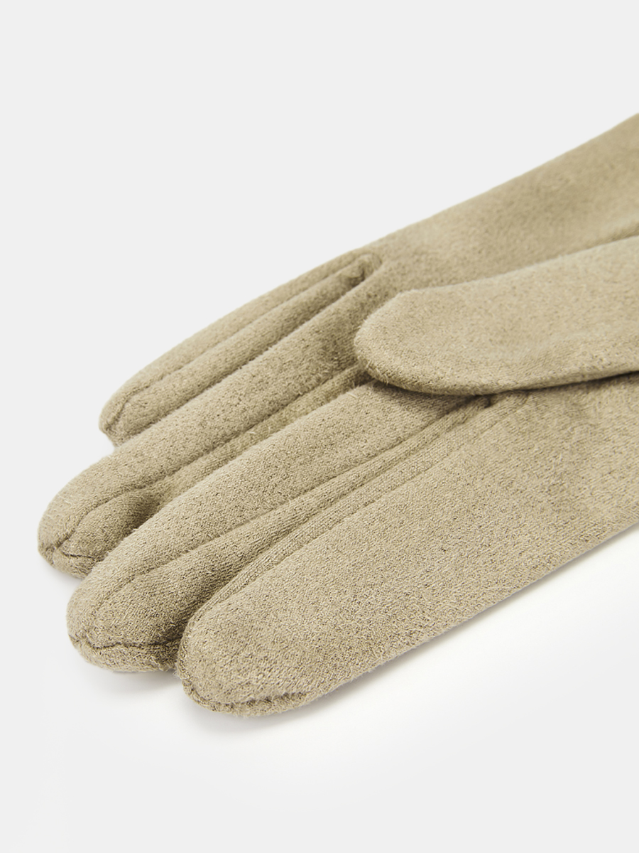 АУГП111400_Н Перчатки жен.Ralf Ringer,90%по лиэстер,10%эласт,1 размер,беж