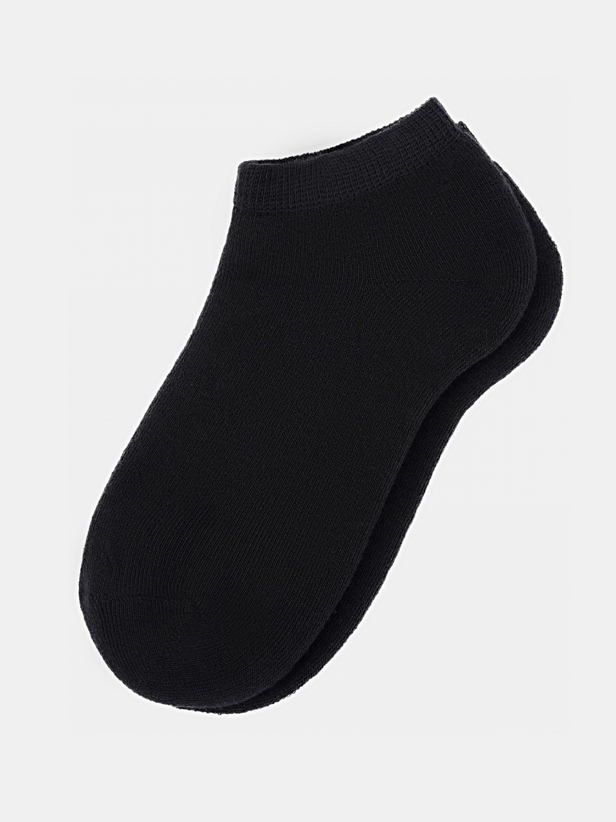 АУОН046100_Н Носки женские 80% хл.15%п/а, 5%эл.махра р.21-23 черные
