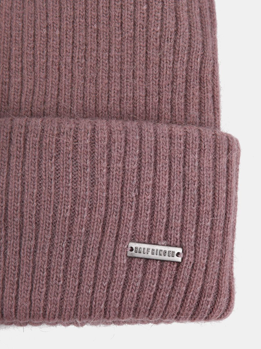 110323P-18470-22 Шапка женская,50%акрил,30%виск оза,20%ангора,лиловая