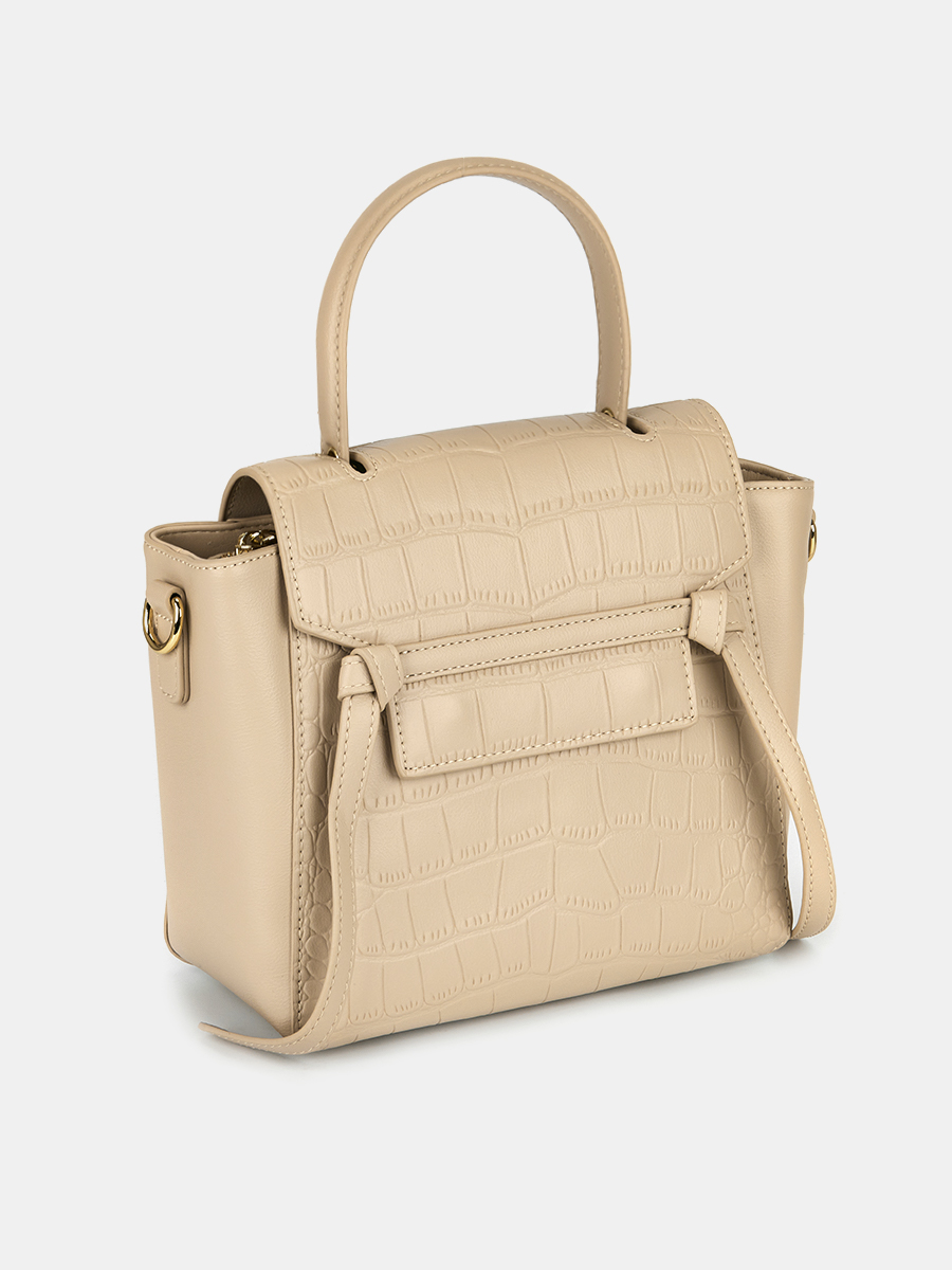 R38200/31 Сумка женская, иск.кожа, 270*100*180,бежевая