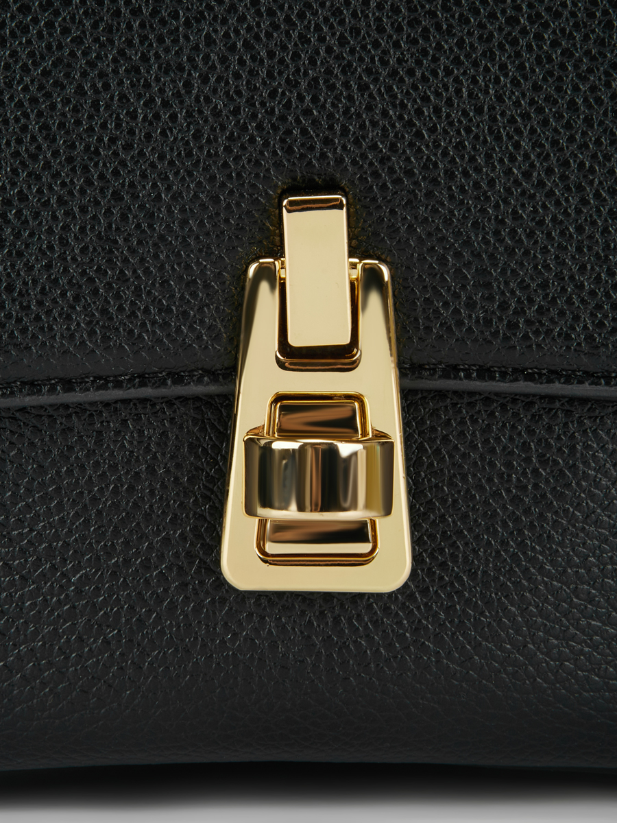 АУГС332600 Сумка женская искуственная ко жа,240х90х180,черная