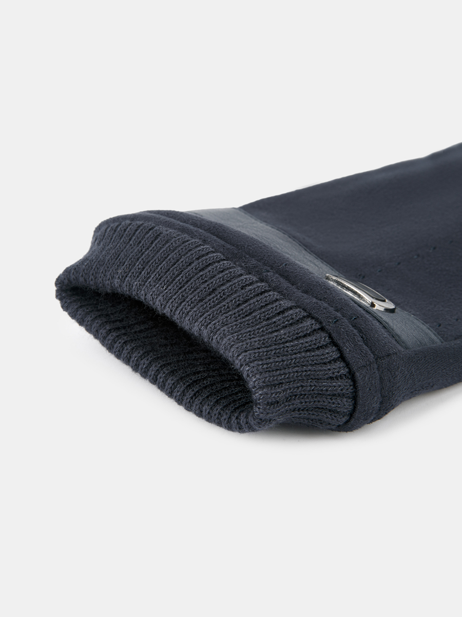 DANUBE03-P-04_Н Перчатки мужские Ralf Ringer, 100%полиэст,без размерн.синие