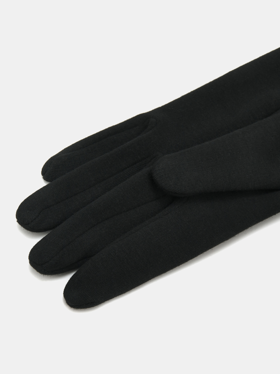 АУГП108900_Н Перчатки женские Ralf Ringer, текстиль,один размер,черные