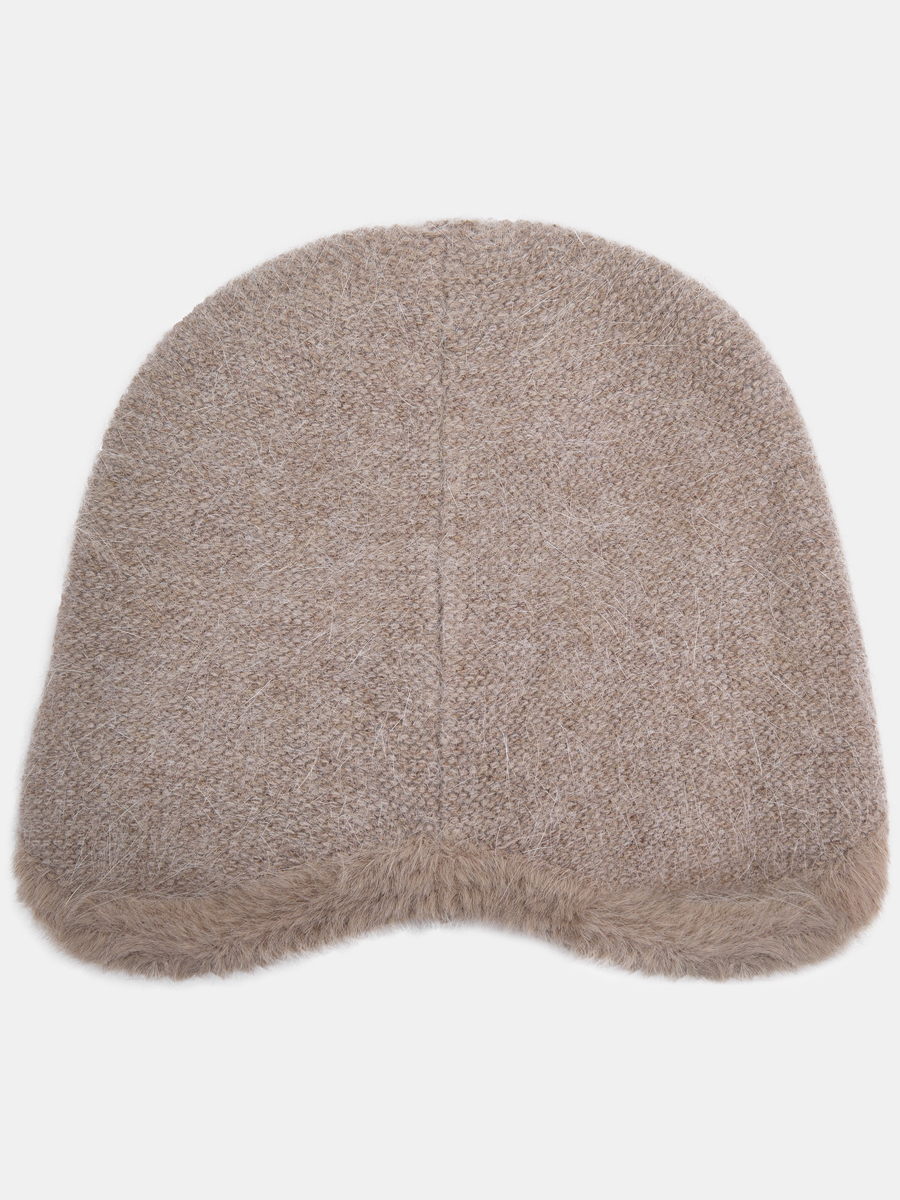 110323P-18297-02 Шапка женская,60%акрил,40% ангора,коричневая