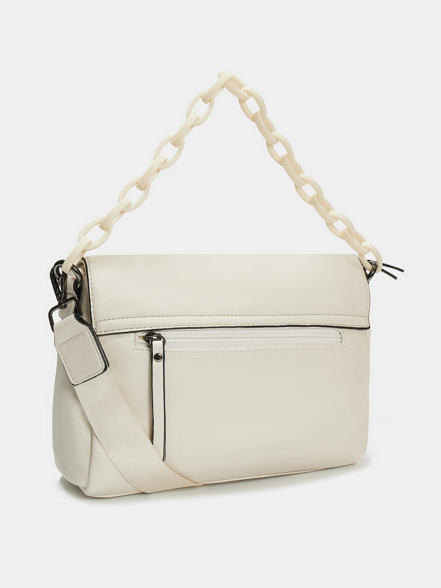 Сумка женская, бежевая, 28*23*7 