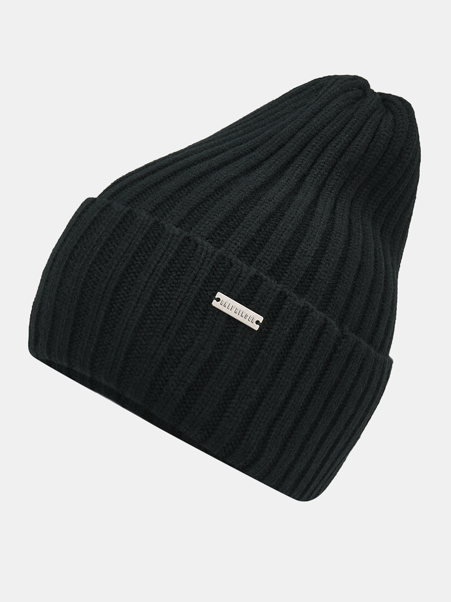 АУГЧ092300_Н Шапка женск.Ralf Ringer 50% шерсть,50%акрил,черная