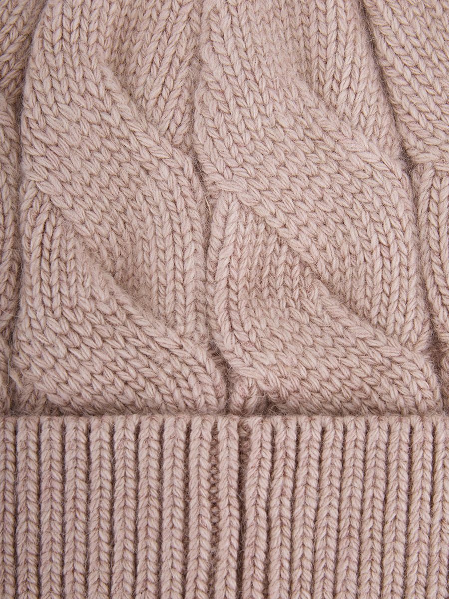 SUFFOLK03-P-12_Н Шапка женская,60%нейлон,30%вис коза,10%ангора,бежевая