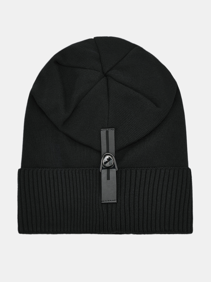 АУГЧ090800 Шапка мужская Ralf Ringer15%ка шемир,50%шерсть,35% вискоз,чер