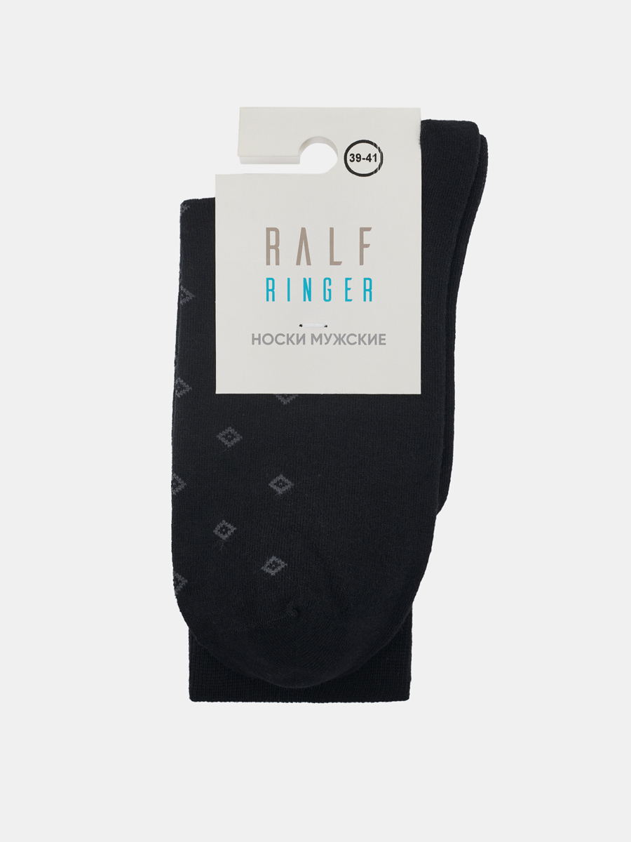 АУОН040700_Н Носки мужские 69% хл.25%п/а ,4%ПП,2%эл.р.25-27 черные