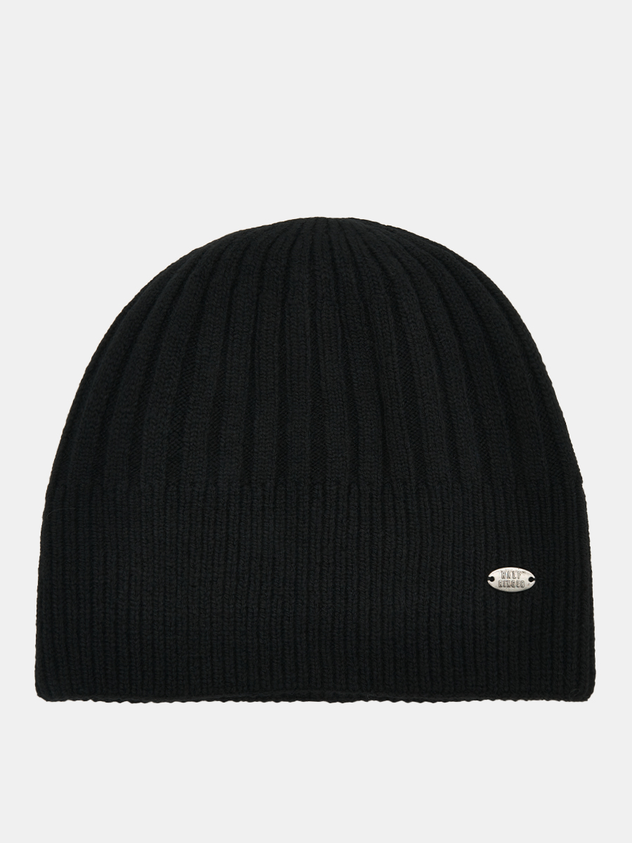 АУГЧ090100 Шапка мужская Ralf Ringer 50% шерсть,50%акрил,черная