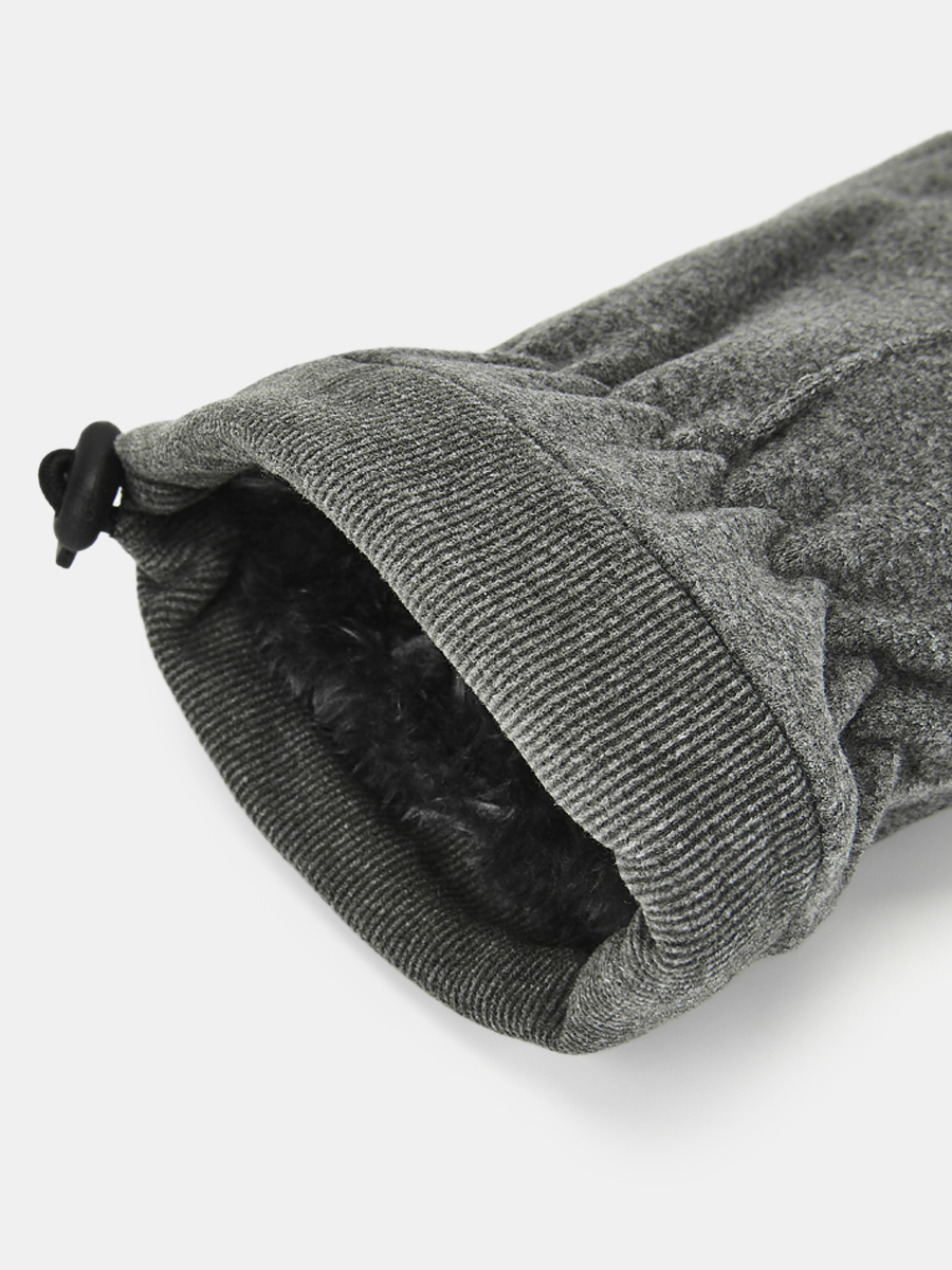 АУГП114500_Н Перчатки мужские Ralf Ringer, 100%полиэстер,один размер,сер