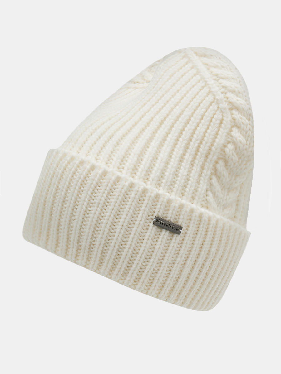 АУГЧ091700_Н Шапка женская Ralf Ringer 50%шерсть,50%акрил,молочная