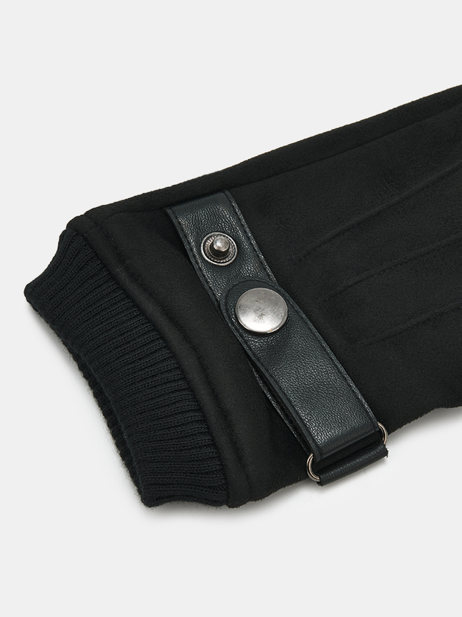 АУГП113900_Н Перчатки мужские Ralf Ringer, 100%полиэстер,один размер,чер