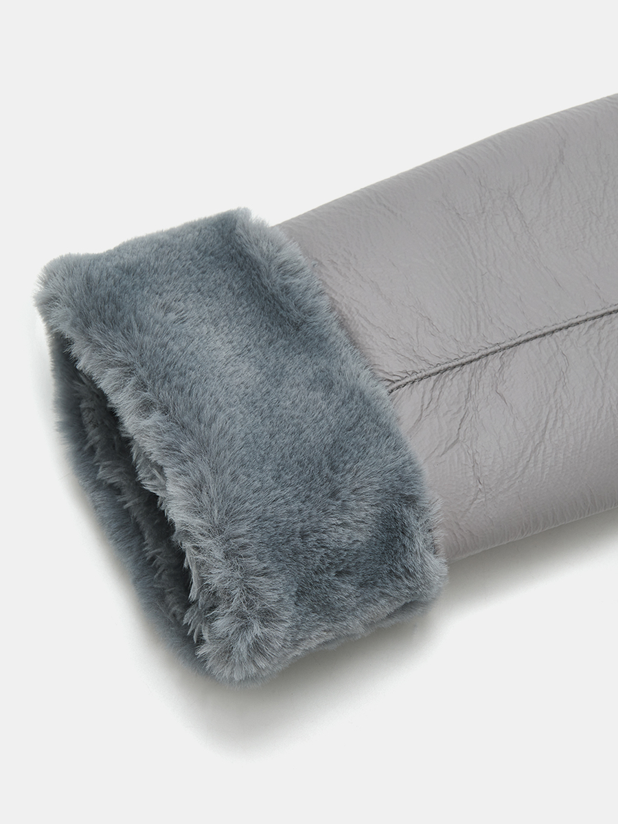 АУГП109500_Н Варежки жен.Ralf Ringer,60%пол иурет,40%полиэст,1 размер,сер