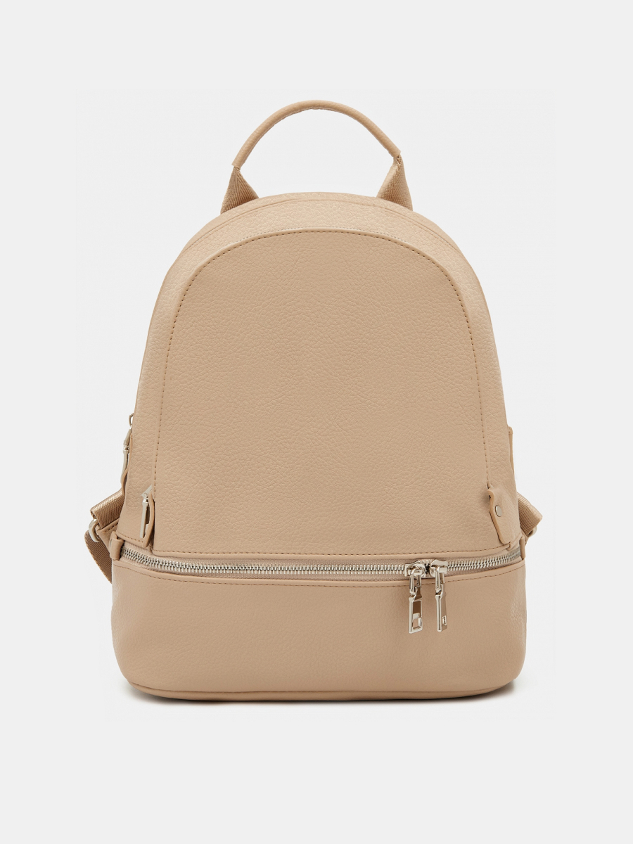 Рюкзак женский, бежевый, 24*28*10