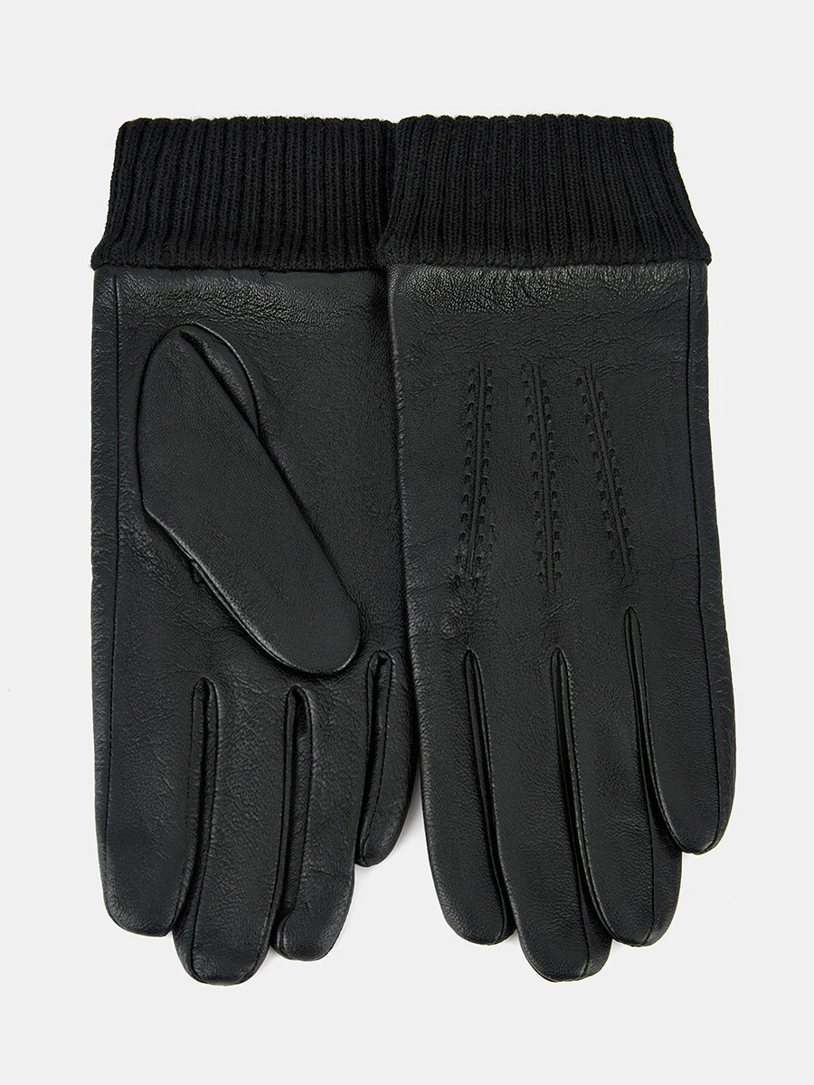 141422P-14043-01-8,5_Н Перчатки мужские Ralf Ringer, натур,кожа,р.8,5,черные