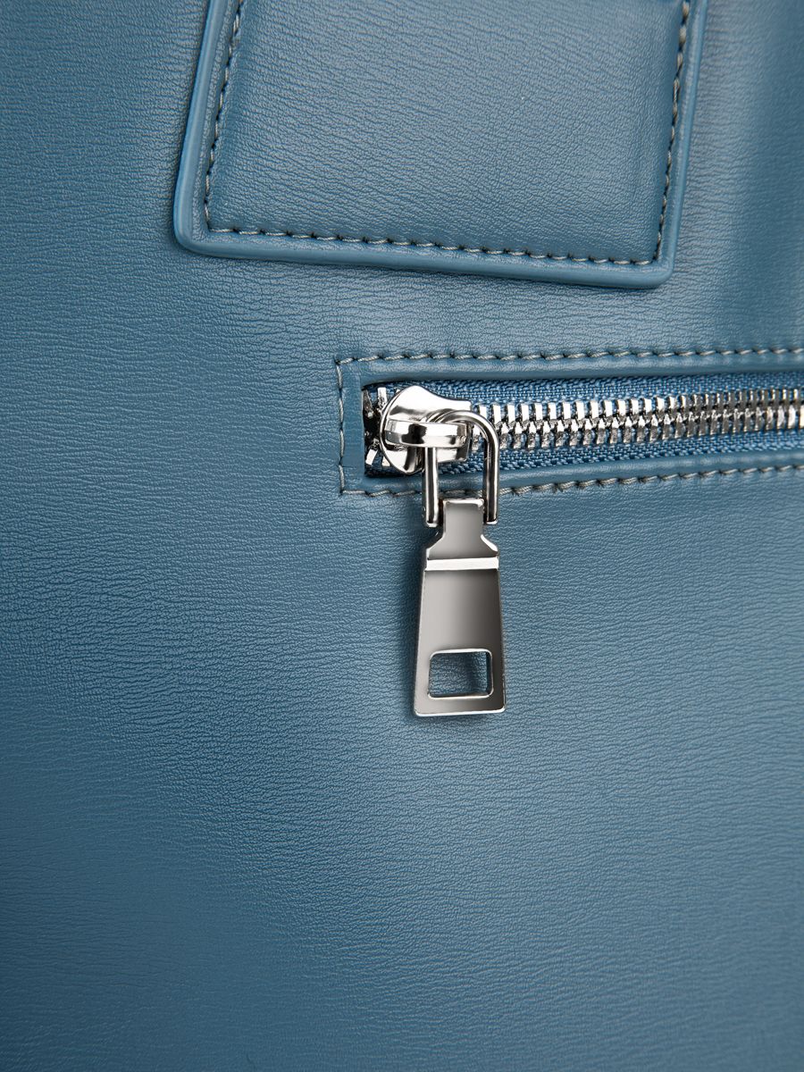 Сумка женская, голубая, 45x13x26