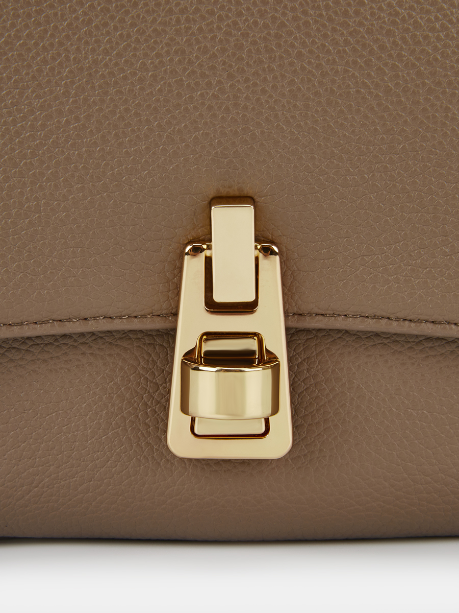 Сумка женская, бежевая, 24х9х18