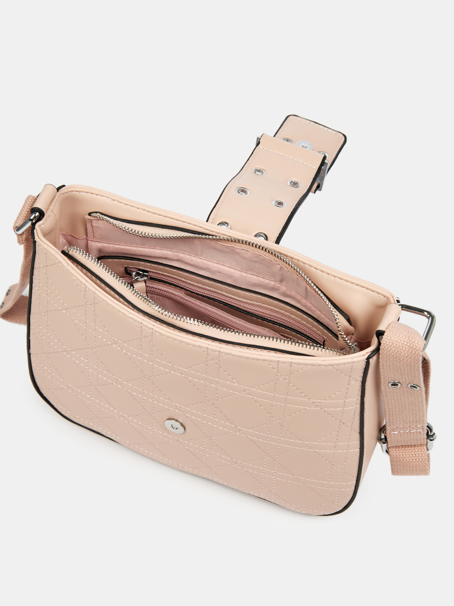 Сумка женская, розовая, 25*20*6