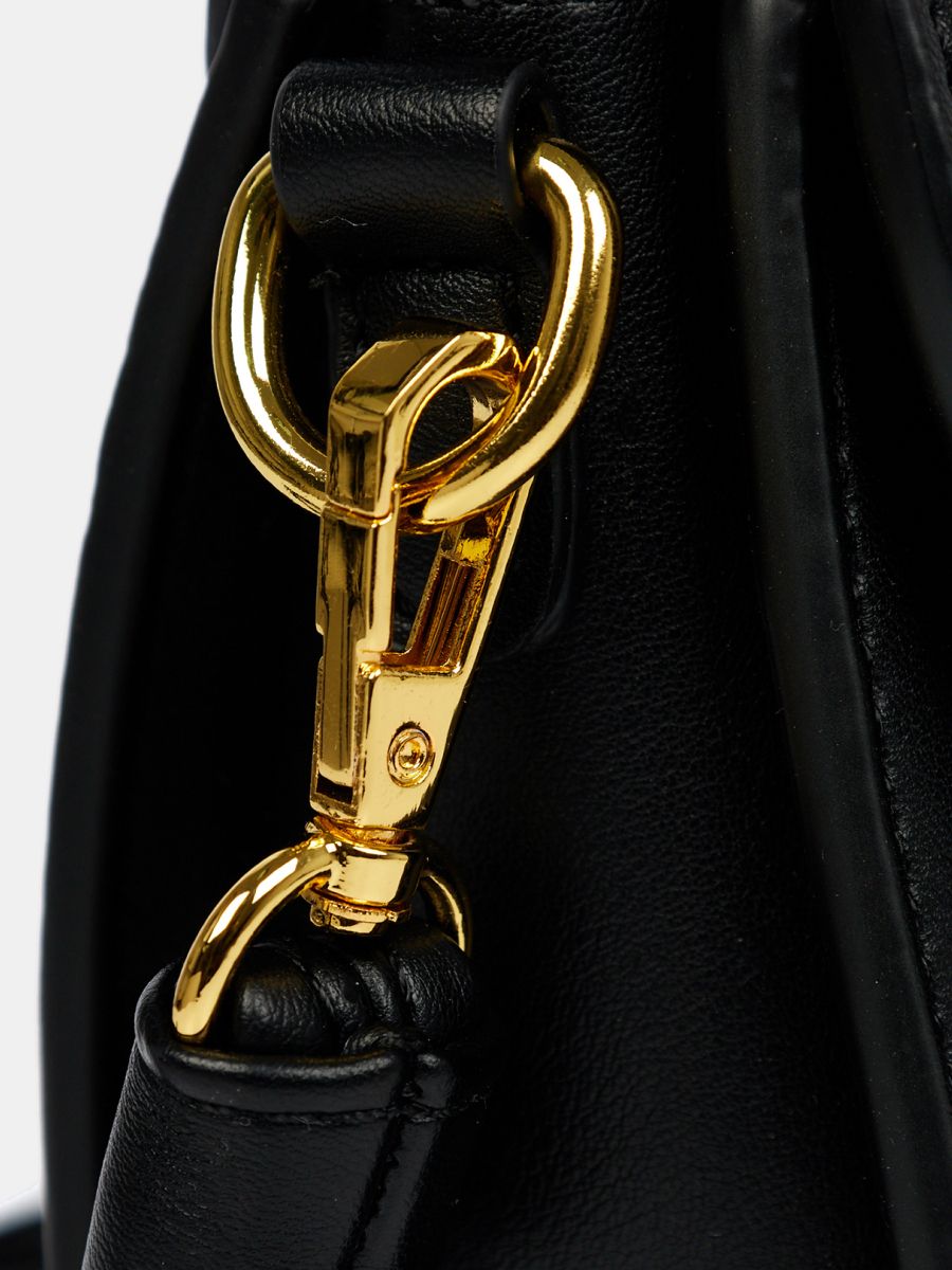  Сумка кросс-боди женская, черная,  25*17*6