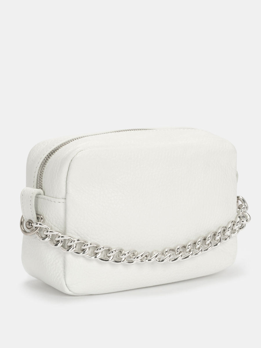 АУГС199400 Сумка женская нат.кожа 170х120х70 белая