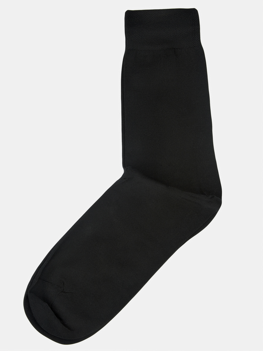 АУОН039700_Н Носки мужские 75% мерсеризов. хл.25% п/а .р.25 черные