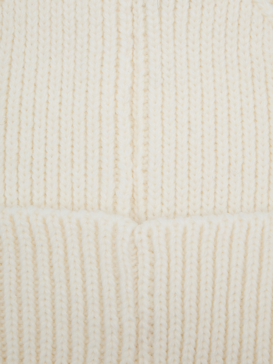 АУГЧ091700_Н Шапка женская Ralf Ringer 50%шерсть,50%акрил,молочная