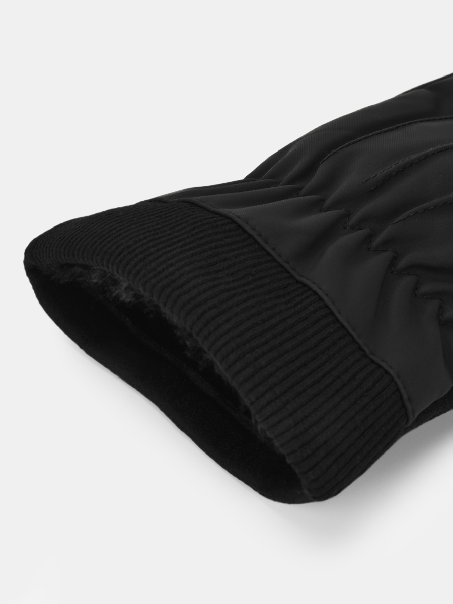 АУГП113200_Н Перчатки мужские Ralf Ringer, 100%полиэстер,один размер,чер