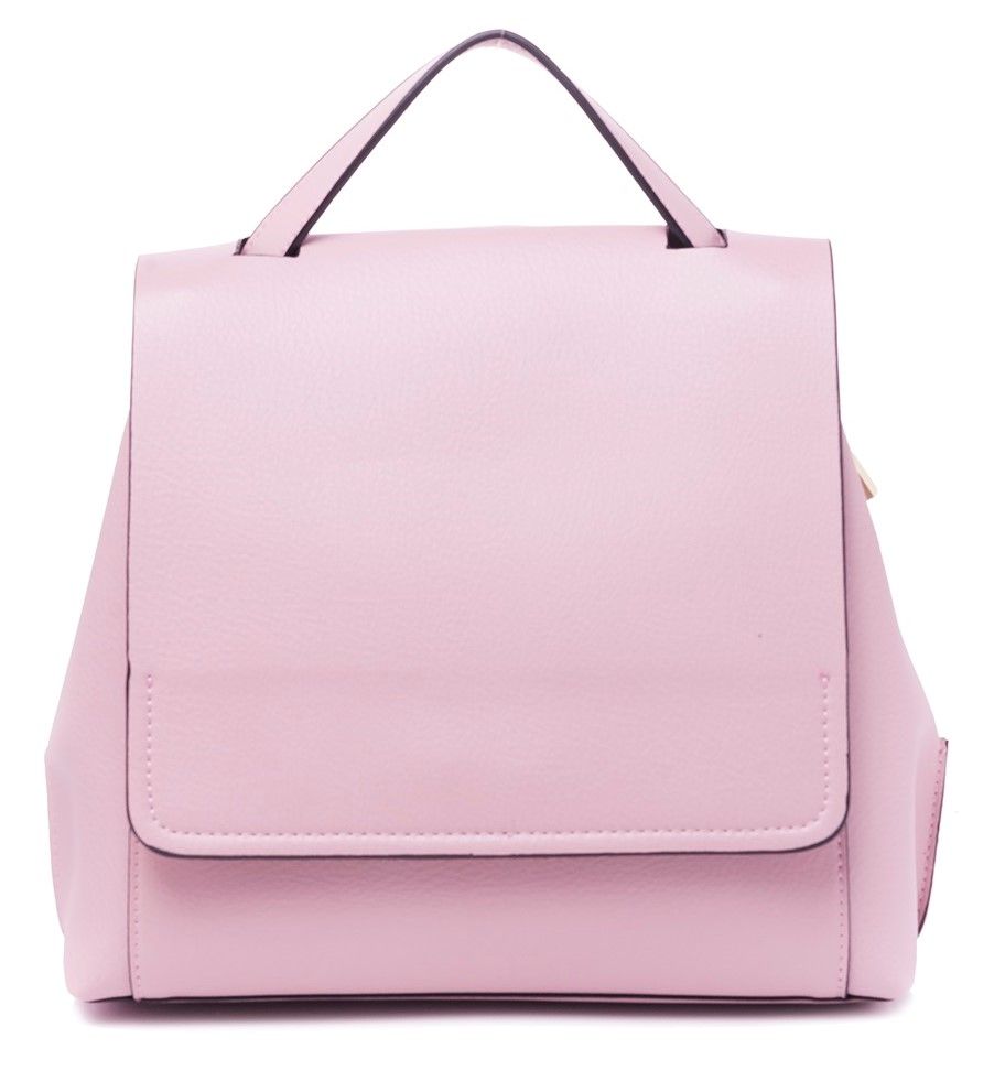 28220/63 Сумка-рюкзак жен.,иск.кожа 27*24*100 BAGGINI пудровый