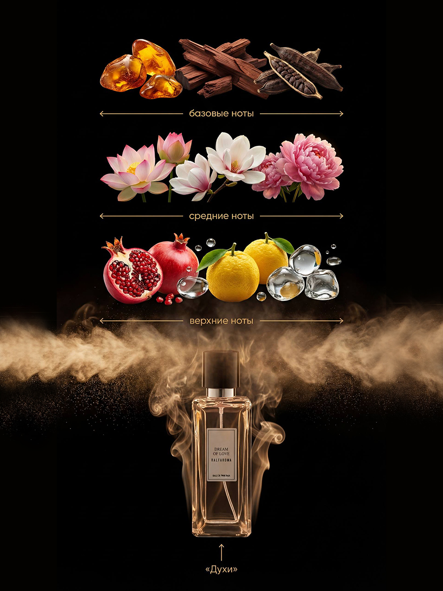 Парфюмерная вода для женщин «Dream of Love», 85мл