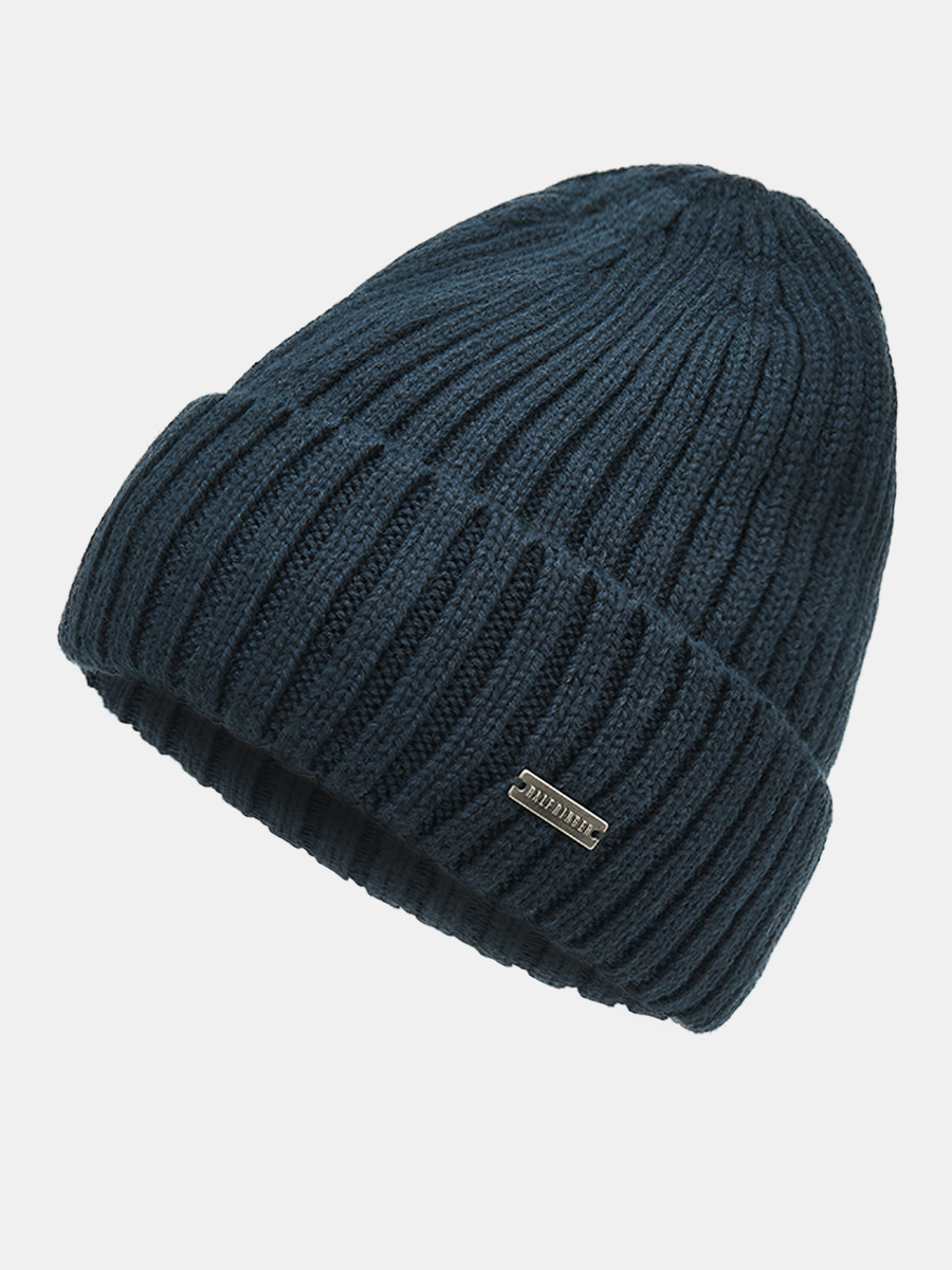 АУГЧ093700_Н Шапка мужская  Ralf Ringer 70%акрил,30%шерсть,синяя