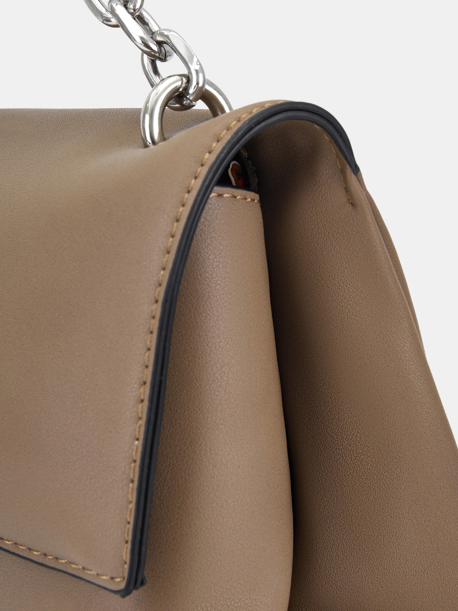 Сумка женская, темно-бежевая, 22*15*10 