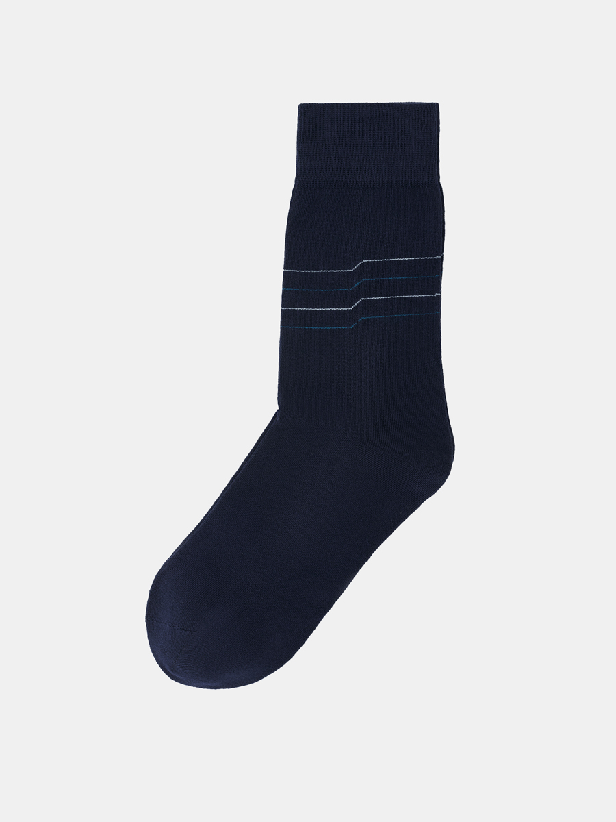 АУОН040500_Н Носки мужские 80%хл.15%п/а, 5%эл.р.25-27 синие